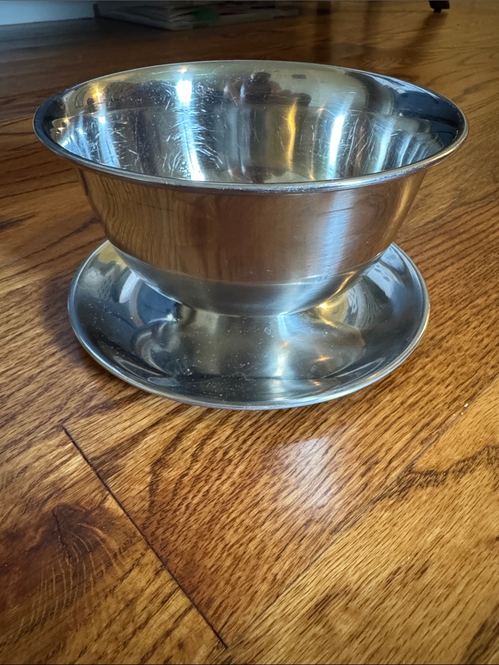 Vintage Denmark 18/8 Stainless Steel Gravy Bowl